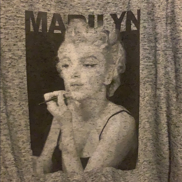 Gray Marilyn Monroe Tank Top - Picture 2 of 3